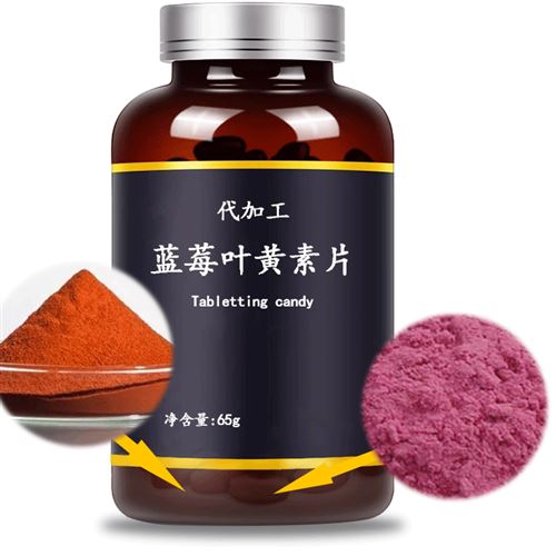 蓝莓叶黄素片贴牌定制加工十万级标准车间生产